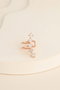 Heliophilia Silver Pendientes de Plata Esterlina 925 Oro Rosa